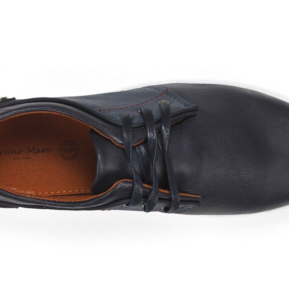 Men\'s Lightweight Oxford Sneakers Lace Up Casual Walking Shoes - Navy (Brand New main image 3